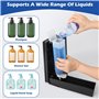 VFANDV Distributeur de Savon Manuel, Lot de 2 Fixation Murale Distributeur Shampoing, Distributeur Savon Liquide sans Perçage av