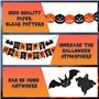 spirales et bannières pour fêtes d'horreur épiqu
