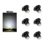 Create idea 10x T3 8mm Cone LED Ampoule 1LED SMD1210 Puce 10LM Extrêmement Lumineux pour Voiture Auto Tableau De Bord Lecture Ja