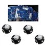 Create idea 10x T3 8mm Cone LED Ampoule 1LED SMD1210 Puce 10LM Extrêmement Lumineux pour Voiture Auto Tableau De Bord Lecture Ja