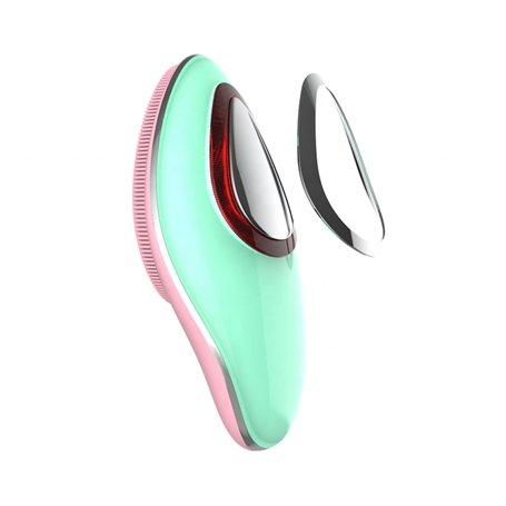 DOCOCO Brosse de nettoyage du visage électrique en silicone IPX6 étanche avec EMS