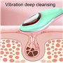 DOCOCO Brosse de nettoyage du visage électrique en silicone IPX6 étanche avec EMS, 6 vitesses réglables pour un nettoyage en pro