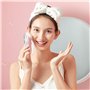DOCOCO Brosse de nettoyage du visage électrique en silicone IPX6 étanche avec EMS, 6 vitesses réglables pour un nettoyage en pro