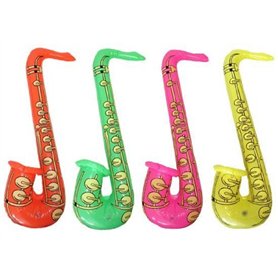 Hen and Stag Accessories Lot De 4 Saxophones Gonflables
