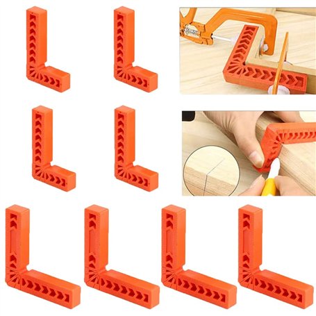 8 Pcs Équerres de Positionnement à 90 Degrés