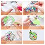 Kit d'arts de Porte-bougie en Mosaïque de Verre,Kit de bougeoirs en mosaïque de verre, kit créatif de mosaïque et de bricolage p