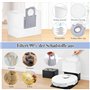 19PCS Kit Accessoires Pièces de Rechange pour Xiaomi Roborock S7 MaxV Ultra,S7 Pro Ultra, 1 Brosse Principale, 6 Sacs à Poussièr