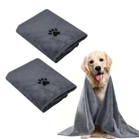 YAMAIDUO 2 Pièces Serviette Chien 100 x 50 CM