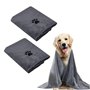 YAMAIDUO 2 Pièces Serviette Chien 100 x 50 CM