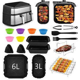 Accessoires Airfryer pour Philips Airfryer Dual Basket 3000 Series NA350 Airfryer