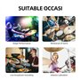 D Debra DK7 Pro Kit de 7 Microphones filaires pour Batterie de Performance et d'enregistrement avec micros, Clip de Micro avec O