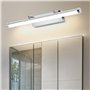 Dehobo Lampe Miroir Salle de Bain 9W 42CM - Applique Salle de Bain avec Interrupteur Blanc Neutre 4000K 730LM - Luminaire Salle
