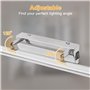 Dehobo Lampe Miroir Salle de Bain 9W 42CM - Applique Salle de Bain avec Interrupteur Blanc Neutre 4000K 730LM - Luminaire Salle 