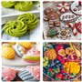 zhongguoqiaomao 48 Pièce Emporte-Pièce Lettres Alphabet Nombre Découpoirs pour Décoration Pâte à Sucre Biscuit, Gteau Ustensiles