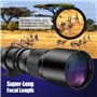 JINTU 500mm-1000mm f/8 Téléobjectif SLR caméra Manuel Focus Compatible avec T8i/T7i/T7/T6/T3i/T2i/4000D/850D/SL3/SL2 77D, 5D IV,