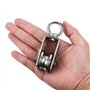 Poulie avec 2 Roulements, Poulie pour Cable, 34mm Poulie Inox 304