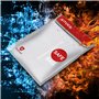 Sacs Anti-Feu, 2 Porte-Documents Ignifuges pour Documents - ImperméAble et Ignifugé - pour Ranger des Objets de Valeur (Gris)