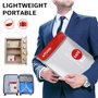 Sacs Anti-Feu, 2 Porte-Documents Ignifuges pour Documents - ImperméAble et Ignifugé - pour Ranger des Objets de Valeur (Gris)