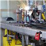 Sporgo Interrupteur marche/arrêt monophasé 250 V : interrupteur d'arrêt d'urgence 250 V 18 A Interrupteur de machine avec prise,