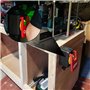 Sporgo Interrupteur marche/arrêt monophasé 250 V : interrupteur d'arrêt d'urgence 250 V 18 A Interrupteur de machine avec prise,