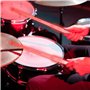LED Leuchten Lot de 2 baguettes de batterie 5 A, rechargeables, en polycarbonate polymère, parfaites pour percussion et instrume