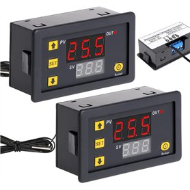 SPORWAY 2 Pack Contrôleurs De Température W3230: Commutateur De Température Numérique DC 12V
