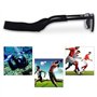 DeWin Lunettes de Sport Sangle Sangle de Cou élastique, 5 Pcs Lunettes de Sport Sangle de Retenue de Sangle Cordon Chaîne Titula