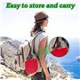 2 Personnes Vaisselle Camping, 14 PCS Set de Couverts de Camping, Kit de Couverts de Camping Portable en Acier Inoxydable, pour 
