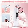 Aspirateur électrique de points noirs, nettoyeur de pores avec 5 têtes d'aspiration, kit d'extraction de comédons rechargeable p
