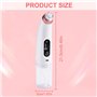 Aspirateur électrique de points noirs, nettoyeur de pores avec 5 têtes d'aspiration, kit d'extraction de comédons rechargeable p