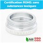 BLUMKRAFT Lot DE 2 Adaptateurs Radiateur M28 x1.5 COTERM/COTHERM (Prototype) vers M30 x 1.5 pour Thermostat/tête thermostatique 