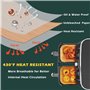 PALUDO 120 Pièces Papier Cuisson Air Fryer Rectangulair, 22x14 cm Papier Sulfurisé pour Air Fryer Compatible avec Ninja AF300EU 