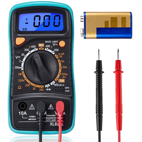 Mini multimètre numérique pour tension AC/DC