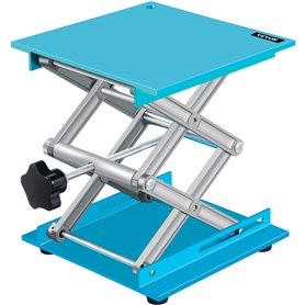 VEVOR Table Élévatrice de Laboratoire 20x20 cm Plate-Forme de Levage de Laboratoire Hauteur Réglable 6-31 cm Manuel Support de L
