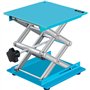 VEVOR Table Élévatrice de Laboratoire 20x20 cm Plate-Forme de Levage de Laboratoire Hauteur Réglable 6-31 cm Manuel Support de L