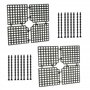 duozoanz Grille Protection Pot Fleurs Cache - Découpables Protecteur Aavec Piquets pour L'Intérieur et L'Extérieur Protéger Les