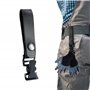 Attache Gants Clip Porte-Gant - 14cm cuir avec mousqueton
