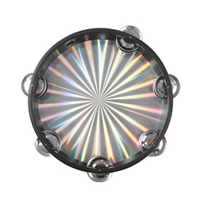 Alnicov Radiant Tambourin à double rangée avec grelots réfléchissants 20