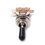 Alnicov Interrupteur à bascule 3 voies pour guitare basse Les Paul LP, pointe noire