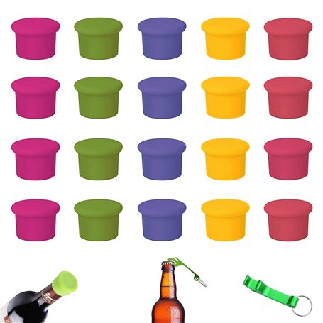 GZhaimai 20 Pièces Bouchon de Bouteille