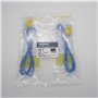 Taiss 2 pièces K Type mini-connecteur Thermocouple Sonde de Température Capteur Plage de Mesure -50~250 ° C,Avec câble de 2 mètr