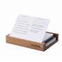 ELEVERIA® Support de liste de choses à faire en noyer | Organiseur de bureau pour notes