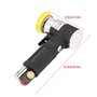Mini Ponceuse d'angle d'air, Mini Ponceuse Excentrique 16000 TR/Min Outil Polisseuse Rotative d'angle 90° de Pression Orbitale A