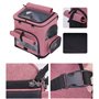 Sac à Dos pour Chat avec Roues Sac de Transport pour Chiot avec Filet Respirant et Ventilateur Cages pour Animaux Pliables sur C