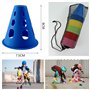 Patinage Multicolore Pile Obstacle