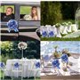 Lot de 10 Nœuds en Ruban, Nœuds de Ruban de Noël, Décorations de Nœuds de Mariage, Nœuds de Décoration de Sapin de Noël pour Emb