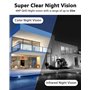 nicezing 4MP QHD Camera Surveillance WiFi Exterieure avec Gratuit Carte 32G, 360° Suivi Automatique IP Camera, Vision Nocturne C