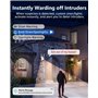 nicezing 4MP QHD Camera Surveillance WiFi Exterieure avec Gratuit Carte 32G, 360° Suivi Automatique IP Camera, Vision Nocturne C
