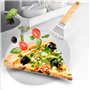 Pelle à Pizza, Pelle de Transfert de Pizza, Support de Grande Surface, avec Poignée Pliable pour Four et Barbecue pour la Cuisso