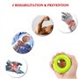 5 Pièces Silicone Exerciseur de Doigts, Entraîneur de Force de Préhension, l'anneau de l'avant Bras, Grip Anneaux Ronds, Anneau 